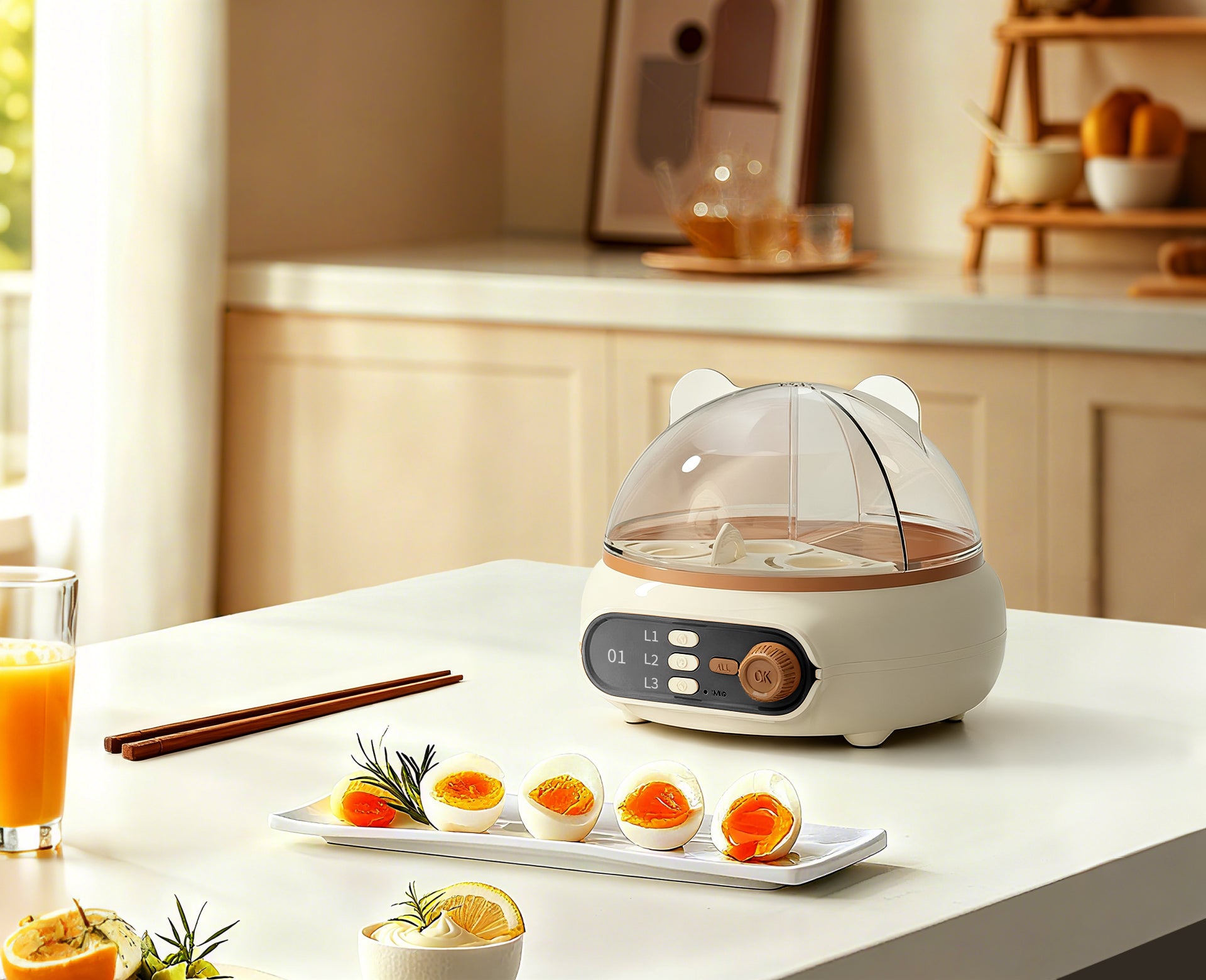 ZD7000-Three-zone egg steamer